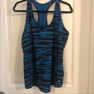 Old Navy Blue Camo Racerback Tank